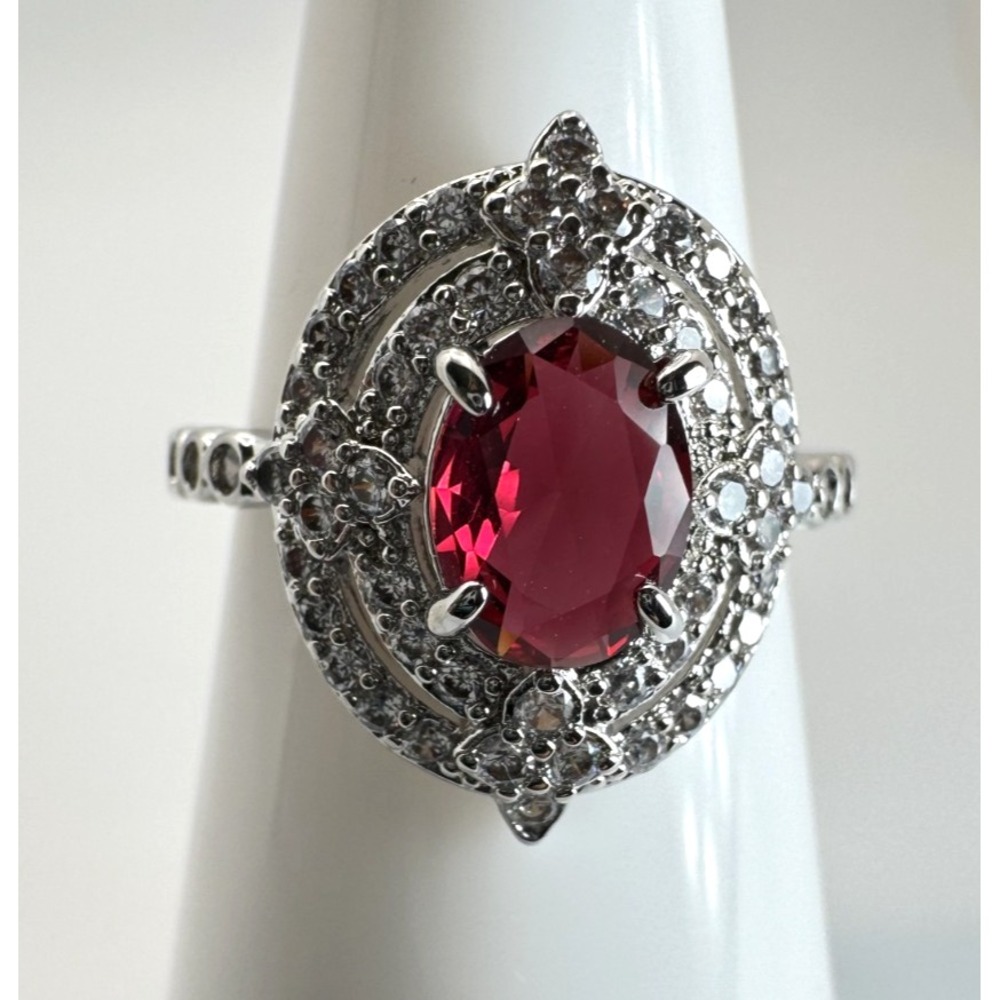 Size 7 Bomb Party July Retro Ring - RBP3671 Endless Devotion